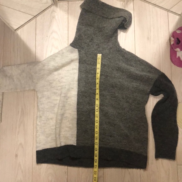 Fluffy comfy winter cowlneck knit pullover woolen - Picture 5 of 6